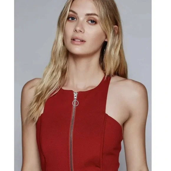 Free People Red Sleeveless Dress - Picture 6 of 12